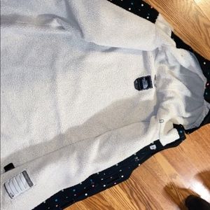The North Face fleece lined rain jacket